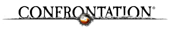 Stylized black logo with a small glowing orange spiral at the center.